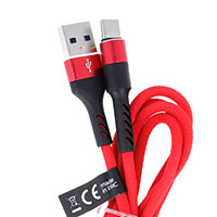 Maxlife MXUC-01 USB-C Kabel 2A - 1m (USB-A/USB-C) Rd