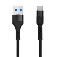 Maxlife MXUC-01 USB-C Kabel 2A - 1m (USB-A/USB-C) Sort