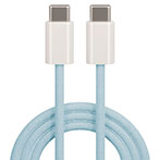 Maxlife MXUC-06 USB-C Kabel 20W - 1m (USB-C/USB-C) Blå