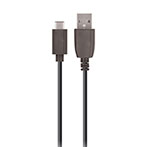 Maxlife USB-C kabel 1A - 1m (USB-A/USB-C) Sort