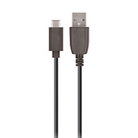 Maxlife USB-C kabel 1A - 1m (USB-A/USB-C) Sort