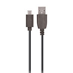 Maxlife USB-C kabel 2A - 0,2m (USB-A/USB-C) Sort
