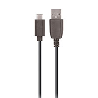 Maxlife USB-C kabel 2A - 0,2m (USB-A/USB-C) Sort