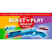 Maxx Tech NSW Blast n Play Rifle Kit t/Nintendo Switch