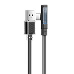 Mcdodo CA-3423 USB-C LED Gaming Kabel m/vinkel - 1,8m (USB-C/USB-A) Sort