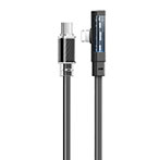 Mcdodo CA-3440 USB-C til Lightning LED Gaming Kabel m/vinkel - 1,2m