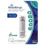 MediaRange Kombo USB-A/C 3.0 nøgle (16GB)