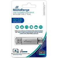 MediaRange Kombo USB-A/C 3.0 ngle (32GB)