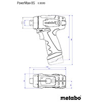 Metabo PowerMaxx BS Bore/skruemaskine m/Tilbehr (12V)