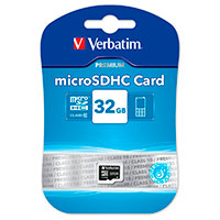 Micro SDHC Kort 32GB (UHS-I) Verbatim Premium