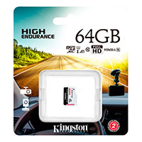Micro SD kort 64GB (UHS-1 klasse 10) A1- Kingston Endurance
