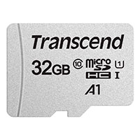 Micro SDHC Kort 32GB A1 (UHS-I) Transcend 300s