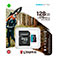 Micro SDXC kort 128GB A2 V30 m/adapter (UHS-I) Kingston
