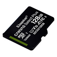 Micro SDXC Kort 128GB V10 A1 (UHS-I) Kingston Canvas Select