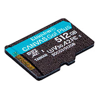 Micro SDXC kort 512GB A2 V30 (UHS-I) Kingston