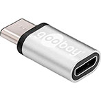 Micro USB til USB-C adapter (Goobay) Sølv