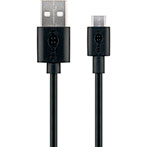 Micro USB Kabel - 0,5m (Sort) Goobay