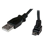 Micro USB kabel - 2m m/vinkel (USB-A/Micro USB-B) StarTech