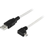 Micro USB kabel (Vinklet) - 2m