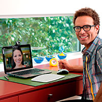 Microsoft LifeCam HD-3000 Webcam (1280x720p/30fps)