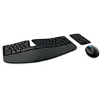 Microsoft Sculpt Ergonomic Trådløst Tastatur + Numerisk Tastatur + Mus (USB)
