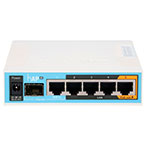 MikroTik hAP AC RB962UIGS-5HACT2HNT WiFi Router (RouterOS L4) 6 Porte