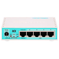 MikroTik HEX RB750GR3 Router (RouterOS L4) 5 Porte