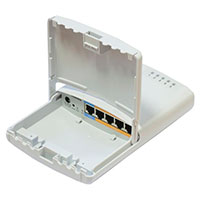 MikroTik RB750P-PBR2 PoE Udendrs Routerboard PowerBox 5 port - 10/100Mbps (2W)