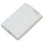 MikroTik RB750P-PBR2 PoE Udendørs Routerboard PowerBox 5 port - 10/100Mbps (2W)