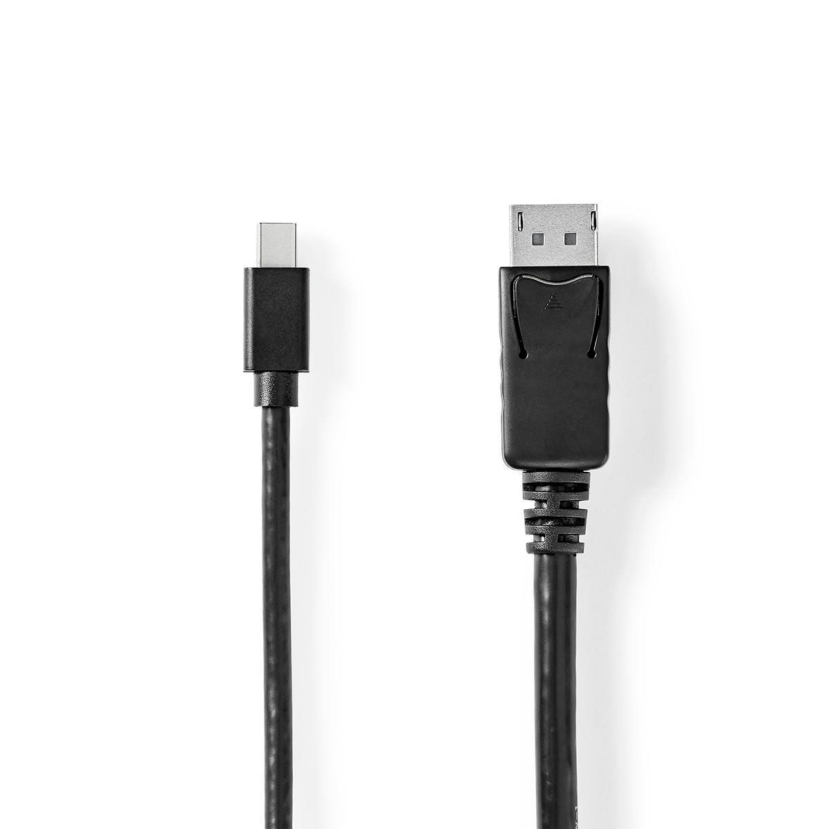 efterskrift Helt tør Reception Mini DisplayPort til DisplayPort kabel 8K - 2m (1.4) Sort