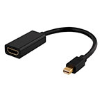 Mini DisplayPort til HDMI adapter (4K) Sort - Deltaco