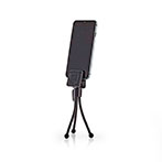 Mini Tripod til smartphone 158mm (m/klemme) Sort - Nedis