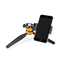 Mini Tripod til smartphone/actioncam (16cm) Sort - Nedis