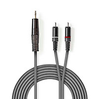 Minijack til phono kabel (Nedis) - 1,5 meter