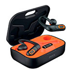 Mixx StreamBuds Sports Charge TWS Bluetooth Around-Ear Earbuds m/Case (32 timer) Sort/Orange