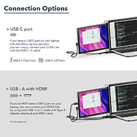 Mobile Pixels Brbar Laptop Monitor - 1920x1080 (12,5tm)