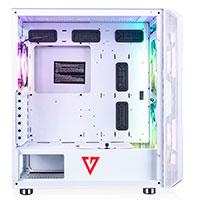 Modecom AMIRANI ARGB Midi PC Kabinet (ITX/ATX/Micro-ATX) Hvid