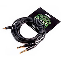 Monkey Banana Solid Link Adapter Kabel - 5m (2x6,3mono/3,5stereo)