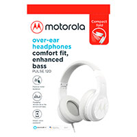 Motorola Pulse 120 Hovedtelefoner (m/kabel) Hvid