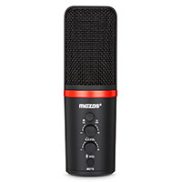 Mozos PM1000-PRO USB Podcast Mikrofon m/Bordbeslag (3,5mm/USB-C/USB-A)