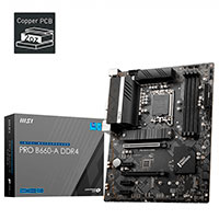 MSI PRO B660-A Bundkort, LGA 1700, DDR4 ATX