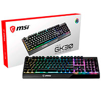 MSI Vigor GK-30 Gaming Tastatur m/RGB - 1,8m (Mekanisk)