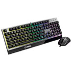 MSI Vigor GK30 Combo Gaming Tastatur m/US Layout (Membran/Mekanisk)