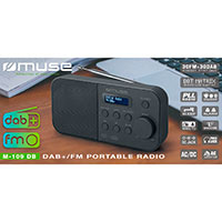 Muse M-109 DB Brbar DAB+ radio (FM) Sort