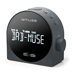 Muse M-185 CDB Clockradio m/Dual Alarm (DAB+/FM)
