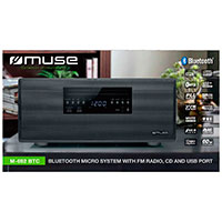 Muse M-692 Bluetooth Stereoanlg 60W (FM/CD) Sort