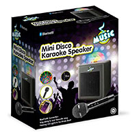 Music Karaoke Maskine m/Diskokugle/Mikrofon (5r+)