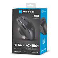 Natec BlackBird 2 Silent Trdls Mus (1600DPI)