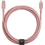 Native Union Belt Cable Lightning Kabel - 3m (USB-C/Lightning) Rose