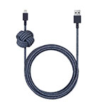 Native Union Night Lightning Kabel - 3m (Lightning/USB-A) Indigo Blue